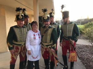 The Sonoma-Tokaj committee’s co-chair Sylvia Toth welcomed the Hungarian Hussars to the fundraiser
