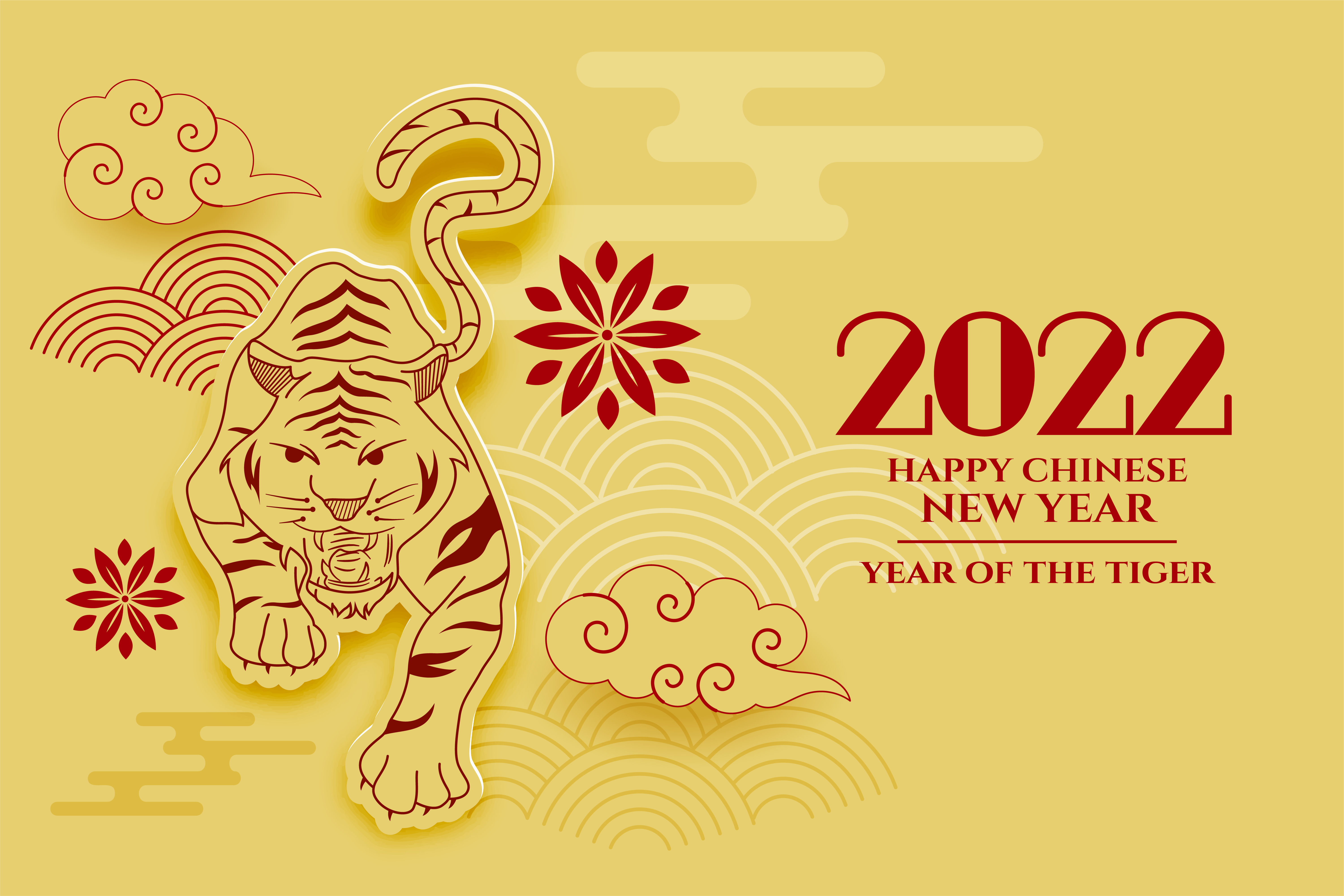 Год тигра 2022 китайский